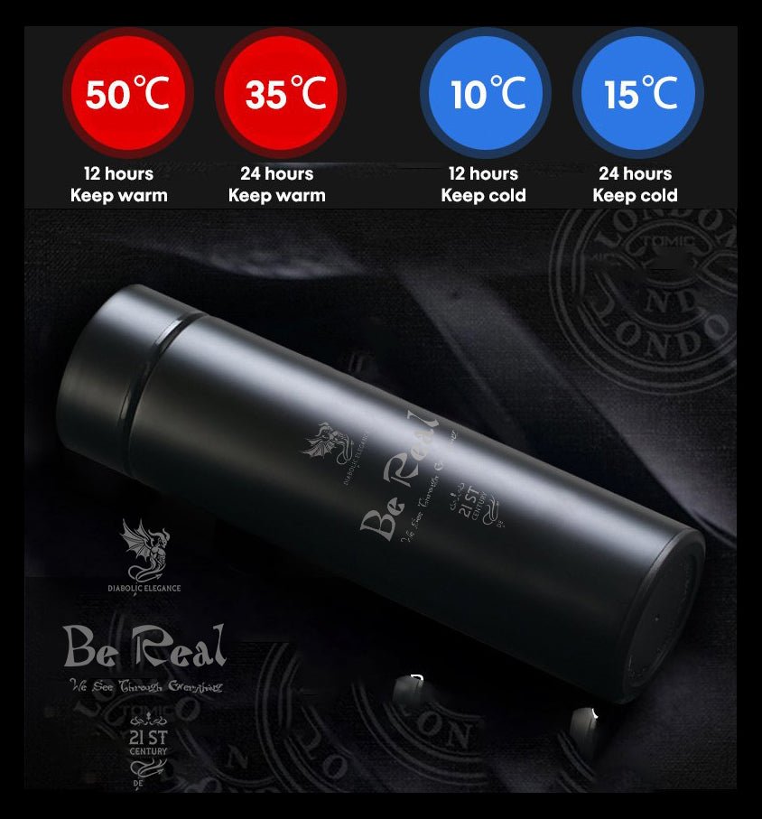 Temperature Tumbler Be Real We See Through Everything - DIABOLIC ELEGANCE