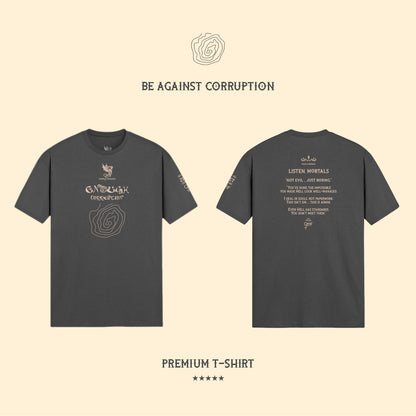 Enough Corruption Diabolic Elegance – Dark Aesthetic Streetwear Graphic Tee | Gothic Luxury - DIABOLIC ELEGANCE